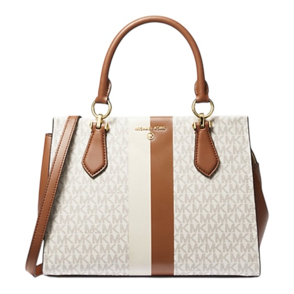 MICHAEL MICHAEL KORS
Marilyn Medium Logo Stripe Satchel - Picture 1 of 6